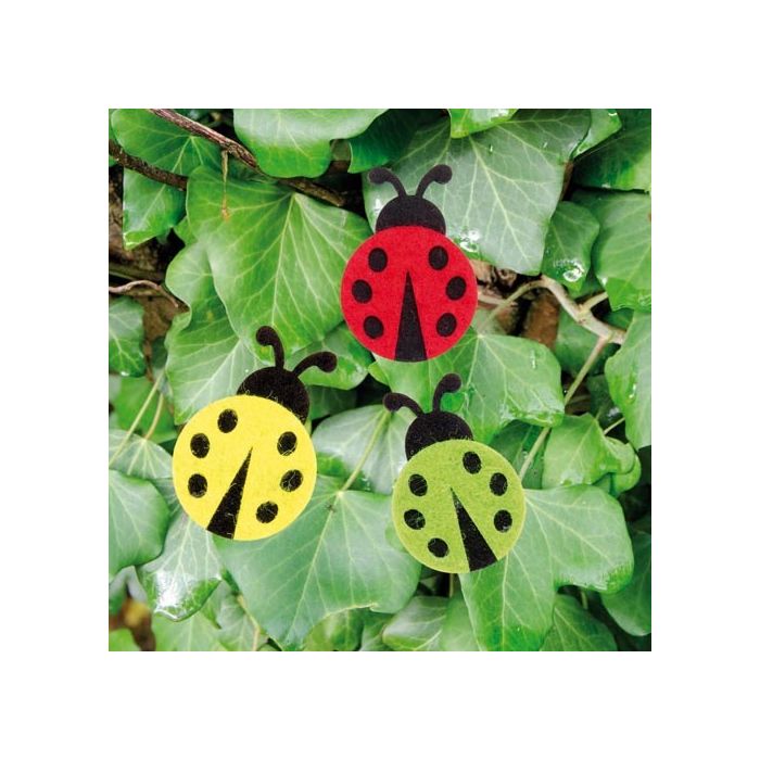 Filzmarienk�fer, Rot, 2,5x4 cm, 8 St�ck Bild 2