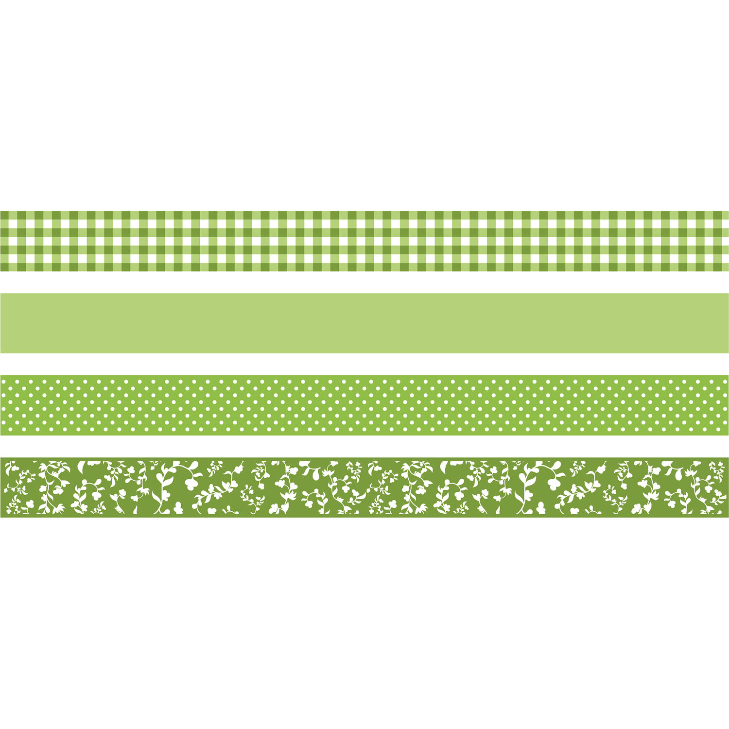 NEU Deko Tape / Klebeband, 4 Rollen, Colour Code Kiwi Gr�n Bild 2