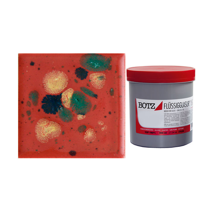 Botz-Fl�ssig-Glasur, 200ml, Tropenfeuer Bild 2