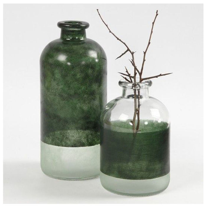 SALE Apotheker-Flasche aus Glas, 24,5x10,5cm Bild 2