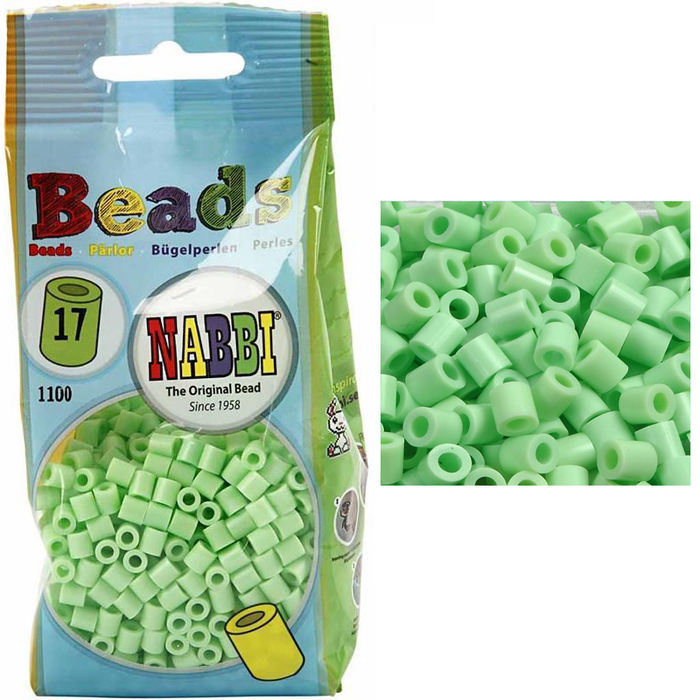 Nabbi B�gelperlen 5mm 1100 St. pastellgr�n(17)