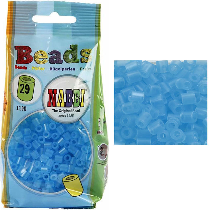 Nabbi B�gelperlen 5mm 1100 St�ck neonblau (29)
