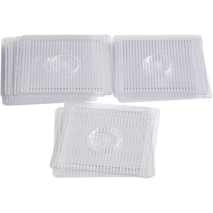 B�gelperlen Steckplatten-Set Quadrat, 10 St�ck, 14,5 x 14,5 cm