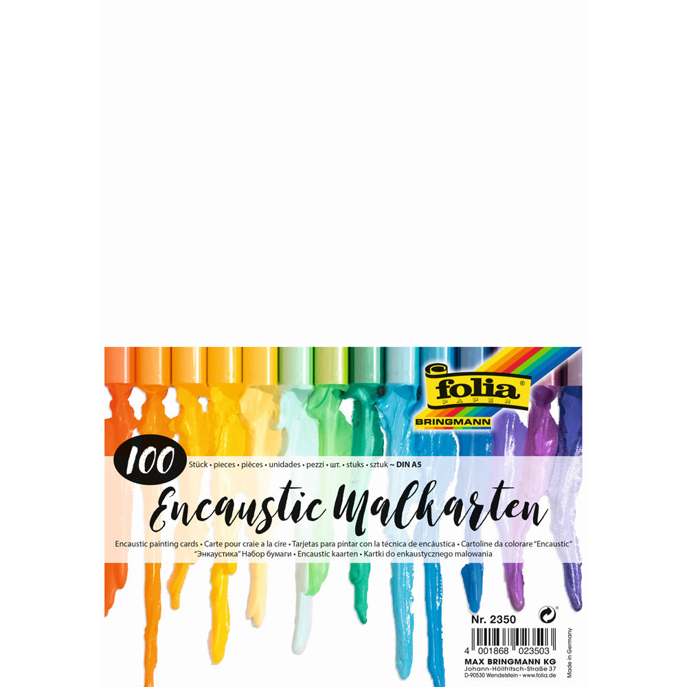 Encaustic-Malkarten, ca. DIN A5, 100 St�ck
