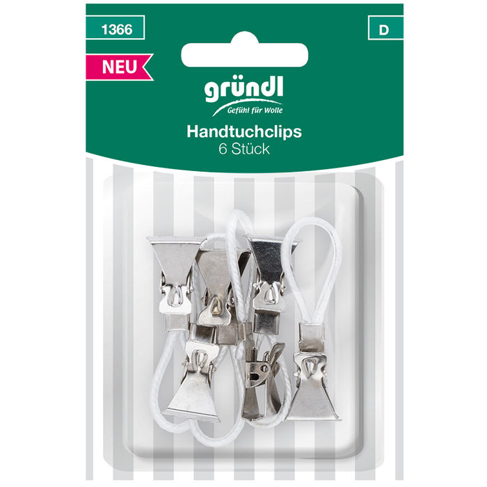 SALE Handtuchclips, 6 St�ck