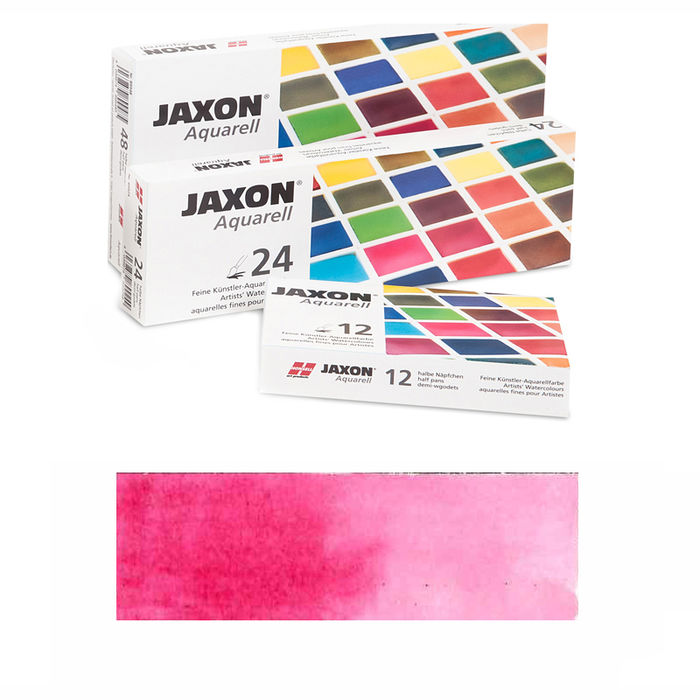 SALE Jaxon Aquarellfarbe, 1/2 Napf, Permanentrosa