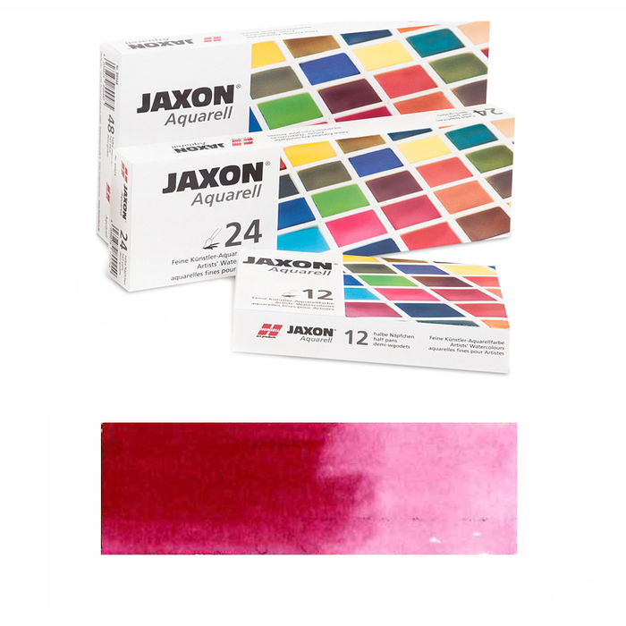 SALE Jaxon Aquarellfarbe, 1/2 Napf, Krapprosa