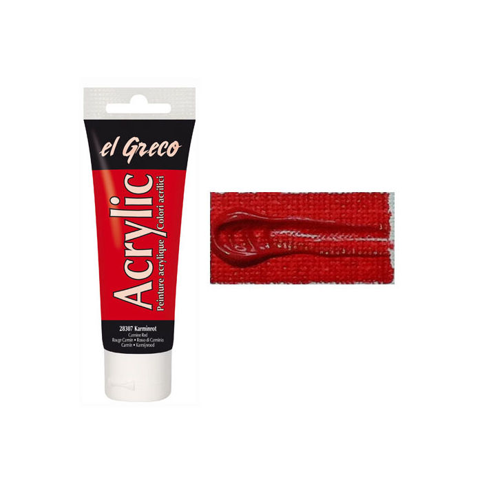 Kreul EL GRECO Acrylfarbe Karminrot 150 ml