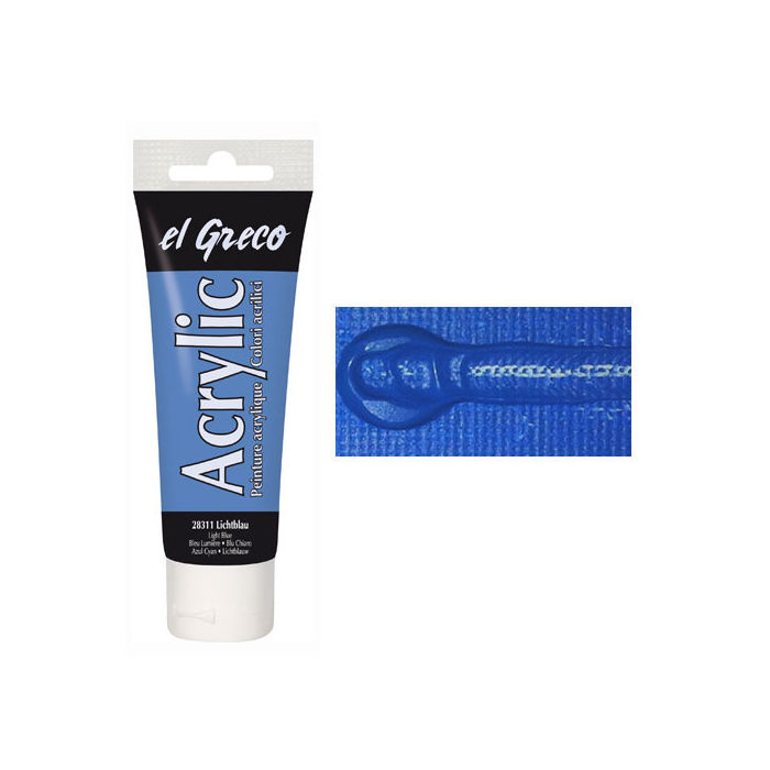 Kreul EL GRECO Acrylfarbe Lichtblau 150 ml