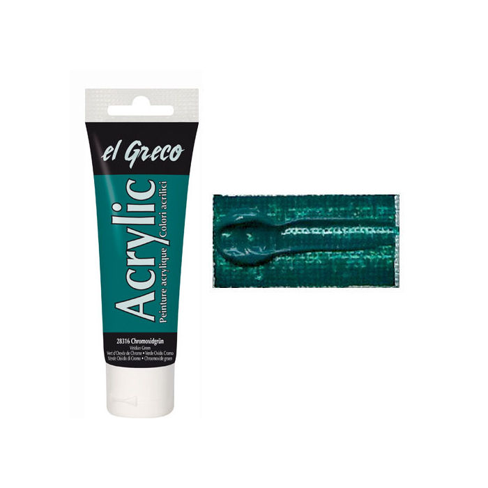 Kreul EL GRECO Acrylfarbe Chromoxidgr�n 75 ml