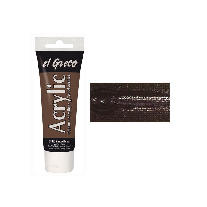 Kreul EL GRECO Acrylfarbe Vandyckbraun 75 ml