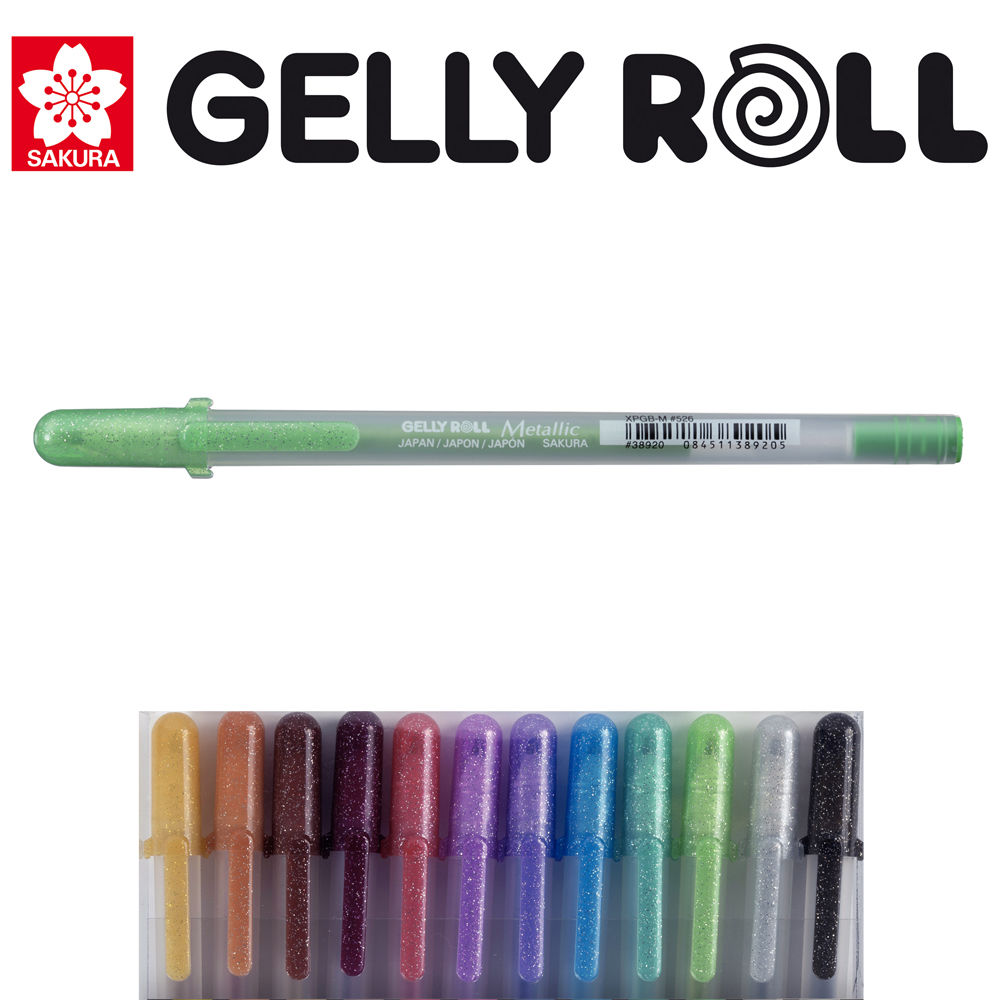 SALE Gelstift Sakura / Gelly Roll Metallic, Gr�n