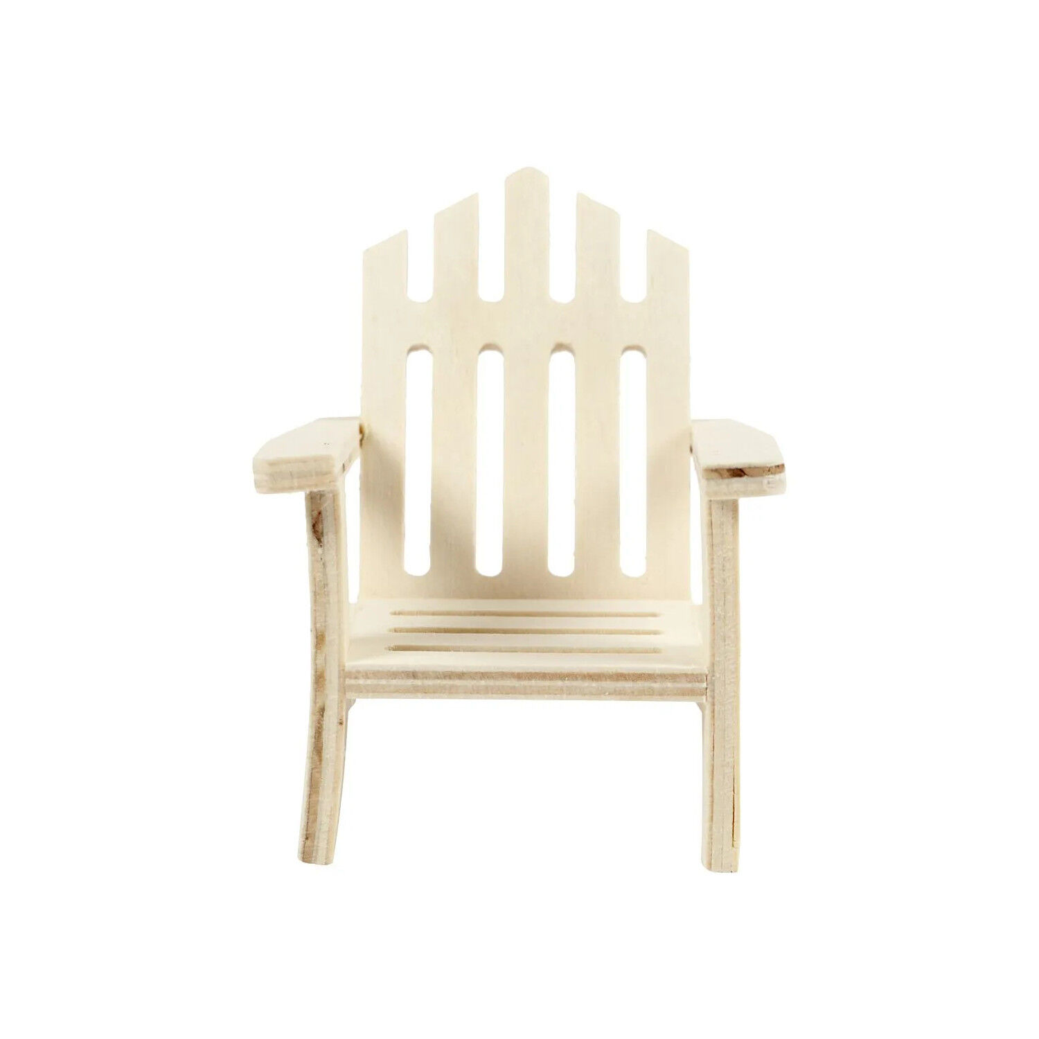 NEU Wichtel Miniatur Gartenstuhl aus Holz, 9x7,5 cm Bild 3