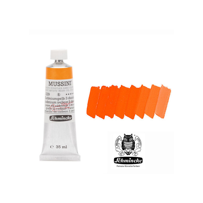 SALE MUSSINI K�nstler-�lfarbe Kadmiumgelb 3 dunkel 35ml