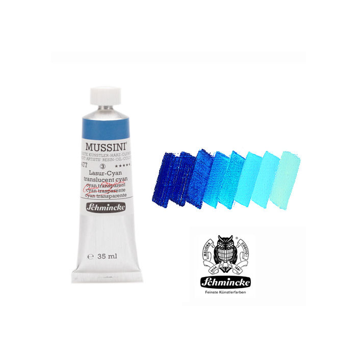 SALE MUSSINI K�nstler-�lfarbe, Lasur-Cyan, 35 ml