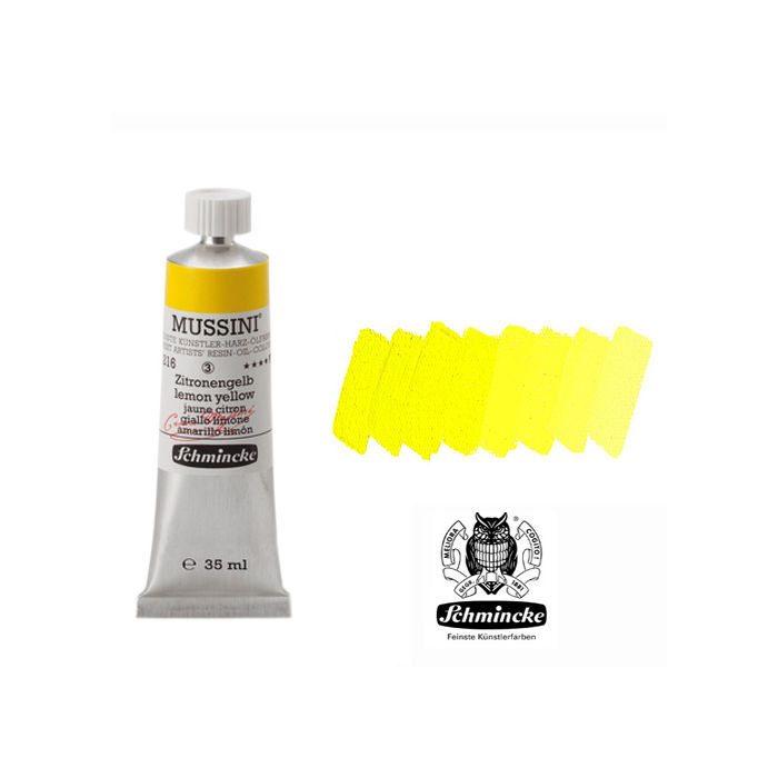 SALE MUSSINI K�nstler-�lfarbe, Zitronengelb, 35 ml