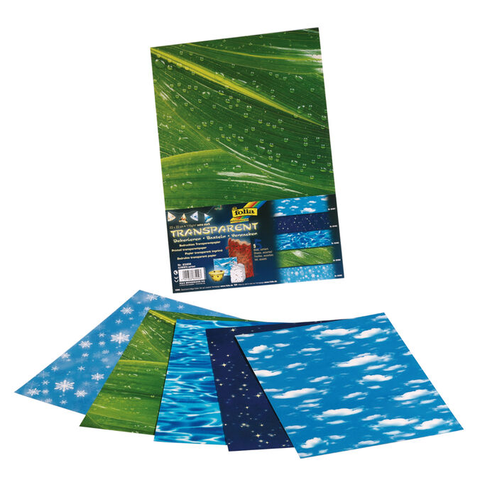 Transparentpapier-Sets - Verschiedene Gr��en & Motive