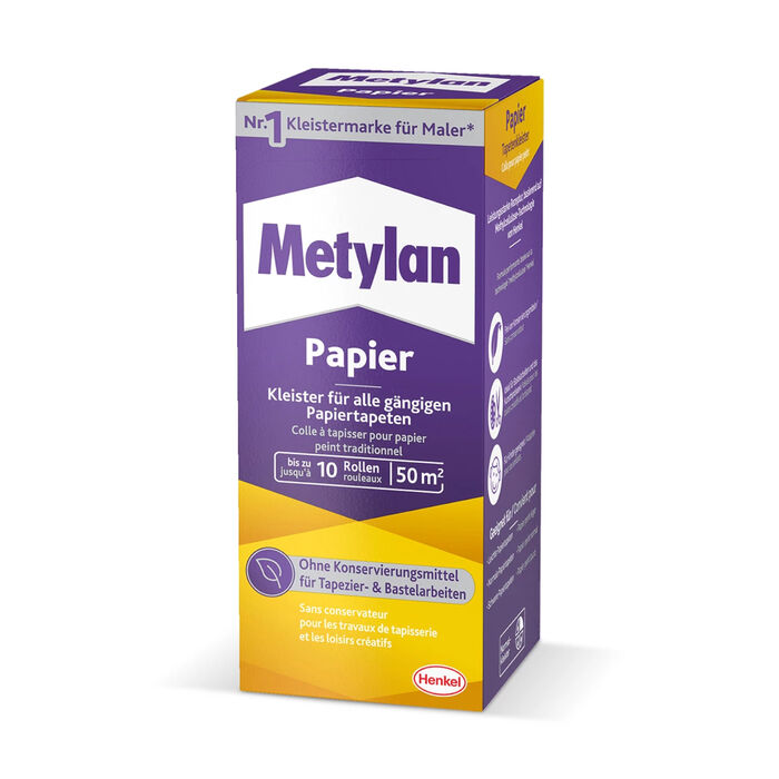 NEU Metylan Tapetenkleister Papier, 125 g f�r bis zu 50 qm