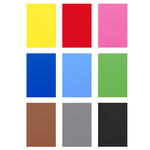 Moosgummi- / Schaumstoffplatten f�r vielf�ltige Bastelarbeiten, 29 x 20cm - Verschiedene Farben