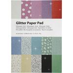 Papierbl�tter 150g mit Glitter, 30 Blatt, DIN A4