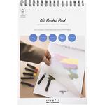 �lpastellfarben-Block, 15 Blatt, A4, Blatt 210x297 mm, 300 g, Wei�