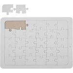 Puzzle, Gr��e 15x21 cm, Wei�