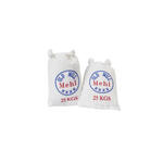 NEU Miniatur Mehlsack, 2 St�ck aus Textil mit Druck, ca. 4,5 cm