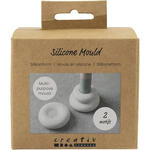 NEU Silikonform / Gie�form, Donutf�rmige Kerzenhalter, 2 x 6 cm & 3,8 x 6,2 cm, 2 St�ck