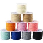 Polyesterschnur, Dicke 0,6 mm, sortierte Farben, 10 x 50 m