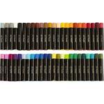 �lpastellfarben / Kreiden, 48 St�ck, L�nge 7 cm, Dicke 11 mm, Sortierte Farben
