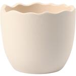 Blumentopf, H�he 6,3 cm, � 7,5 cm, Wei�, 24 St�ck je Packung