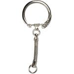 Schl�sselring mit Kette, 25 St�ck, L�nge 6 cm, Durchmesser 2,3 cm