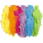 Federn, Gr��e 11-17 cm, Farbmix, 144 B�ndel