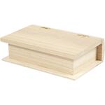 Holzbox in Buchform, 1 St�ck , 14x9x4 cm
