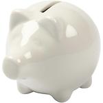 NEU TOP-SELLER Sparschwein H:8 cm B:8,5 cm 10 St�ck, wei�