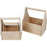 Flaschentr�ger, Gr��e 24x17,5x28 cm, 3 St�ck pro Set