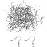 Ohrhaken, Gro�pack 100 St�ck, L�nge 18 mm, Versilbert