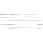 Perlennadel, 5 St�ck, L�nge 12 cm, Dicke 0,25 mm