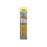 Hobby Line 5er Pinsel-Set, Synthetik flach