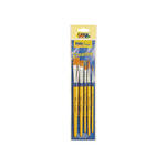 Hobby Line 5er Pinsel-Set, Synthetik gemischt