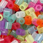 B�gelperlen Medium, Gr��e 5x5mm, Lochgr��e 2,5mm, Glitter-Farben, 30.000 St�ck je Packung