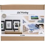 Gruppen-Kreativset Gel-Druck