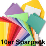 Color-Bastelkarton / Tonkarton 220 g/qm, 50x70 cm, 10 Bogen - Verschiedene Farbt�ne