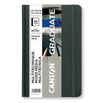 NEU Graduate Mixed Media Buch Grau 64 Seiten, 14x21,6 cm, 220g/m�, Hochformat, k�rnig / glatt