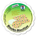 Blanko-Bierfilz / Bierdeckel mit Wellenrand, wei�, � 10 cm, 25 St�ck