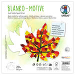 Blanko-Motiv Herbstblatt aus Fotokarton, 300g/qm, 20 St�ck, 22,5 x 21 cm
