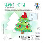 Blanko-Motiv Tannenbaum aus Fotokarton, 300g/qm, 20 St�ck, 21 x 24 cm