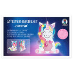 Laternen-Bastelset Einhorn, inkl. Stanzteile, Transparentpapier und Laternenb�gel