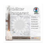 Faltbl�tter Transparentpapier, 14 x 14 cm, 42g/qm, 100 Blatt, Wei�