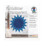 Faltbl�tter Transparentpapier, 14 x 14 cm, 42g/qm, 100 Blatt, Dunkelblau